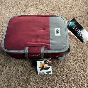 Artic lunch pail with lunch compartments, matron and gray